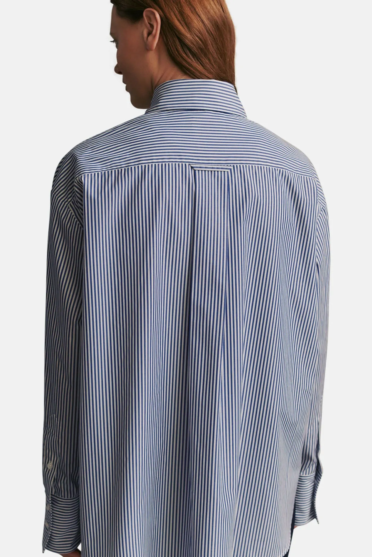 Big Joe Shirt In Awning Lady Stripe White/Indigo