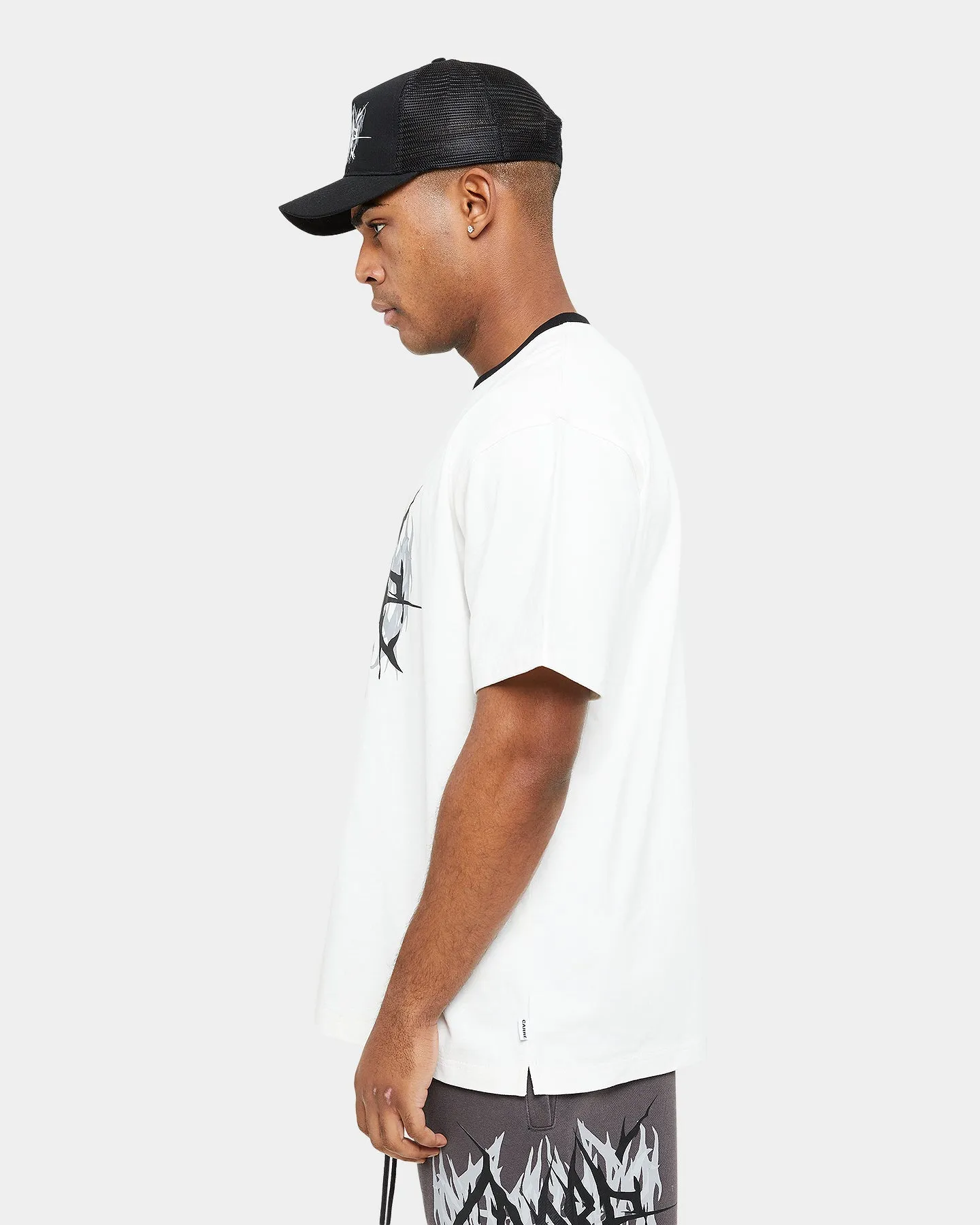 Carre Metalle Oversized T-Shirt Off White/Black
