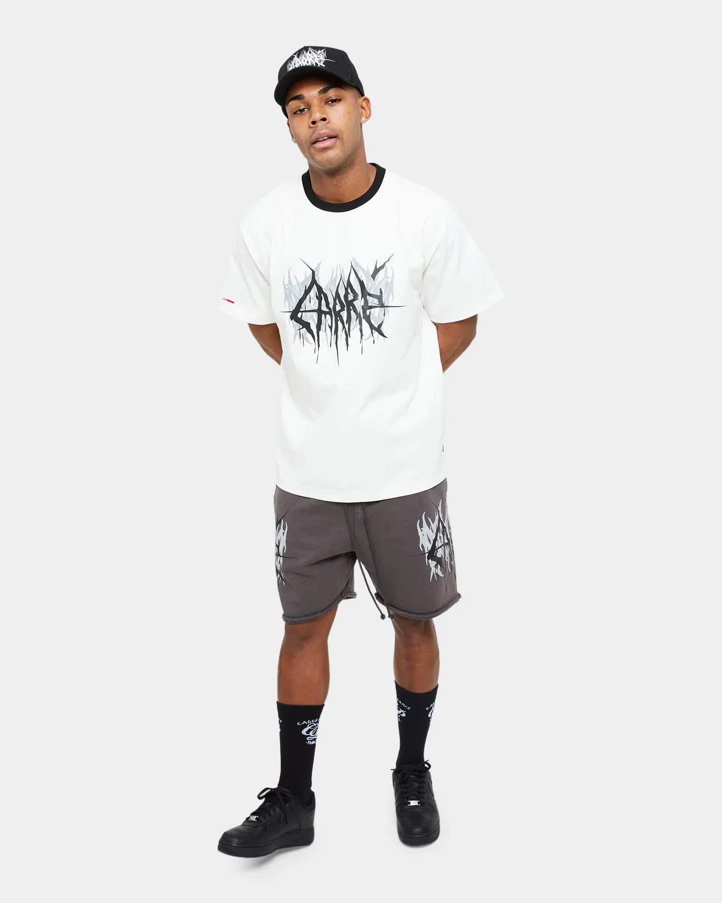 Carre Metalle Oversized T-Shirt Off White/Black