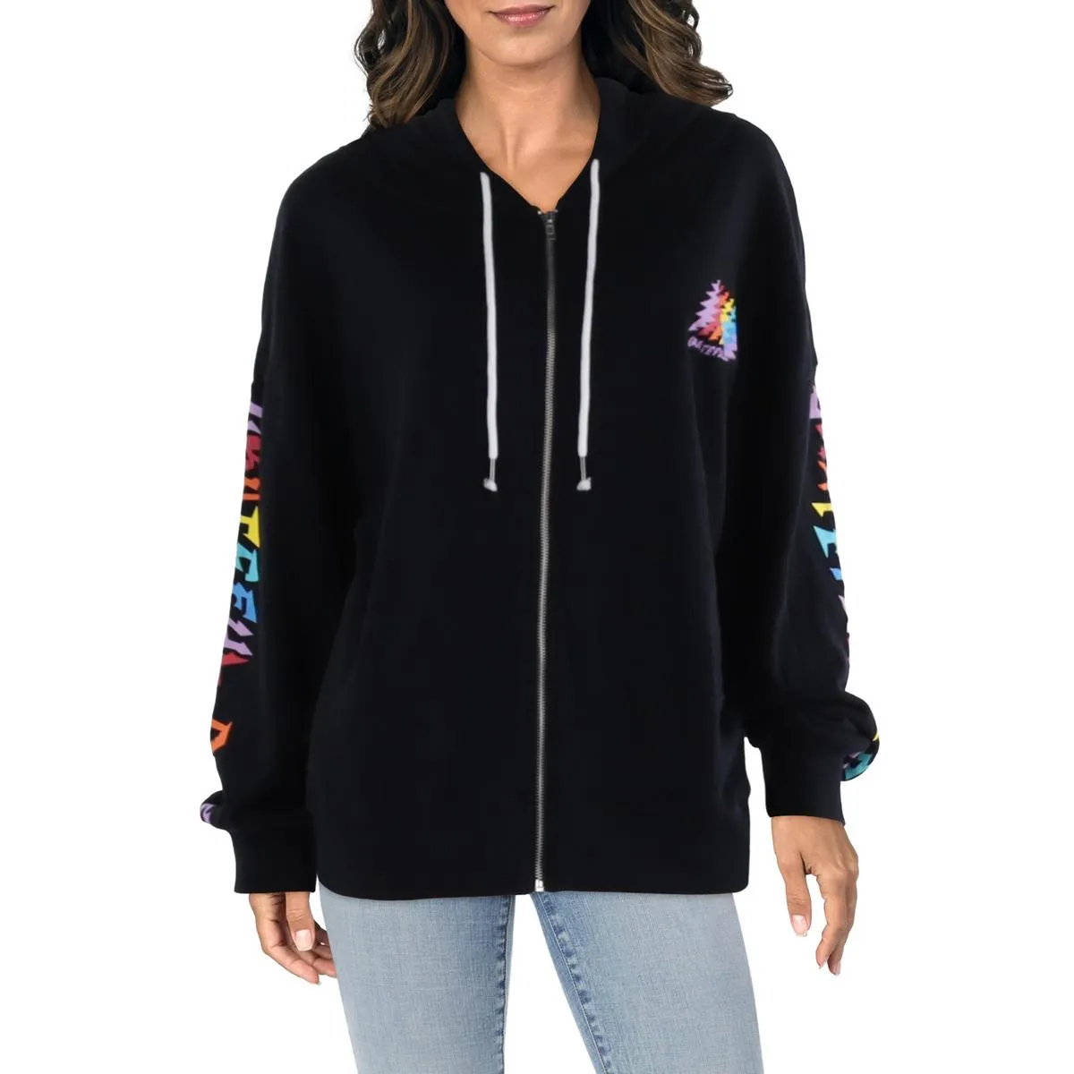 Chaser Womens Fleece Comfy Zip Hoodie