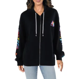 Chaser Womens Fleece Comfy Zip Hoodie