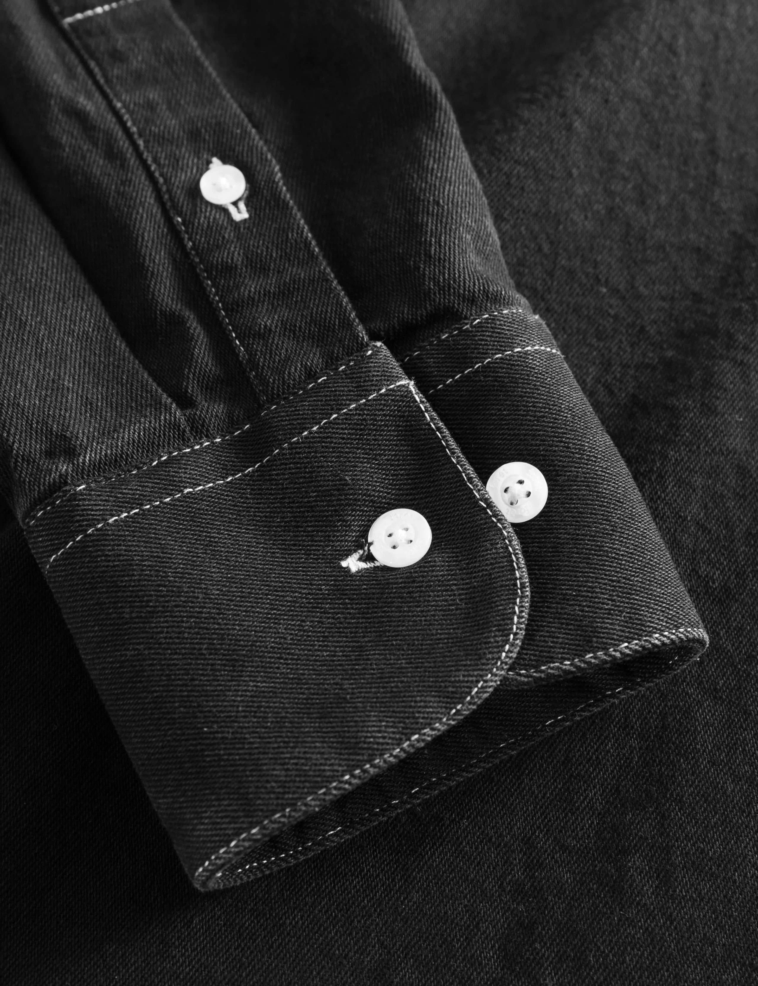 Cliff Shirt (Black Denim)