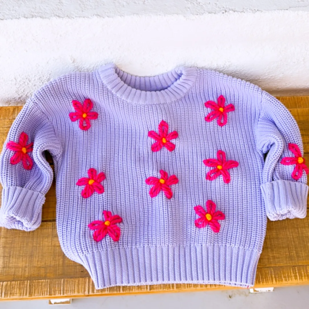 Daisy Flower Sweater