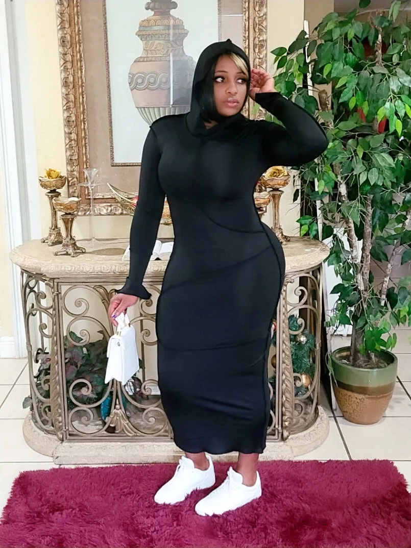 Deena Hoodie Dress