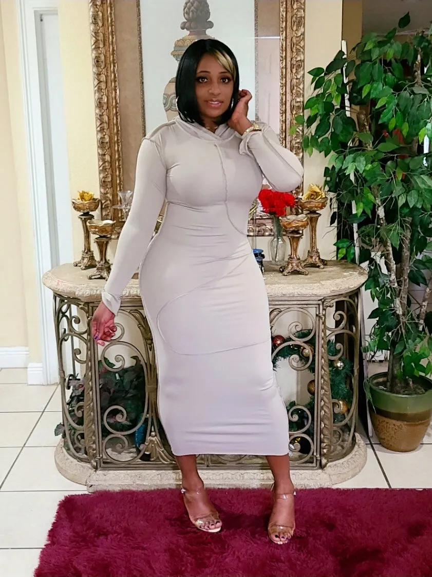 Deena Hoodie Dress