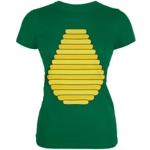 Dragon Classic Green Costume Kelly Green Juniors Soft T-Shirt