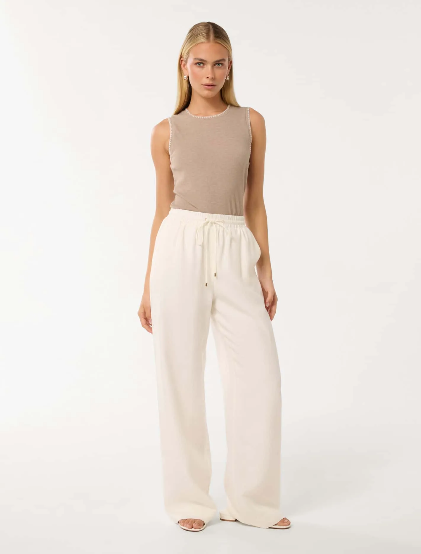 Eliana Stitch Detail Tank Top
