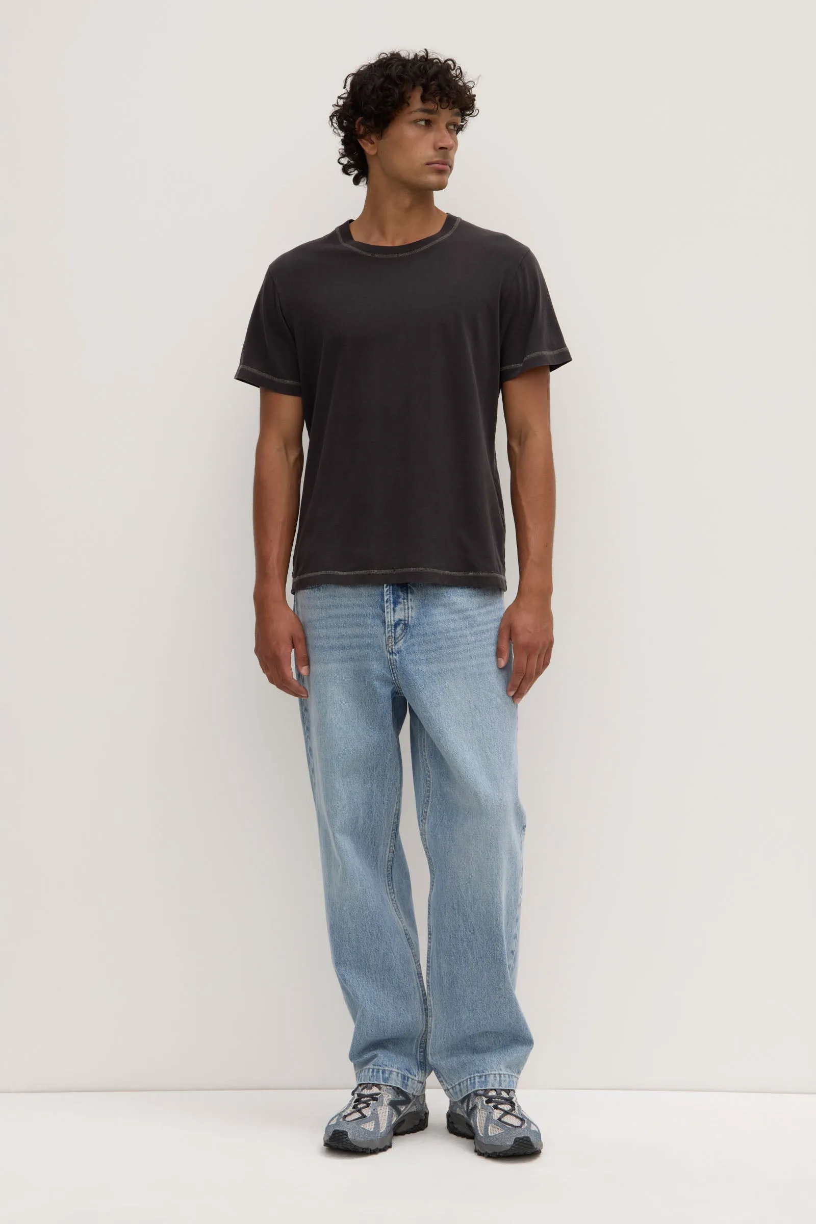 Evan Contrast Stitch Tee