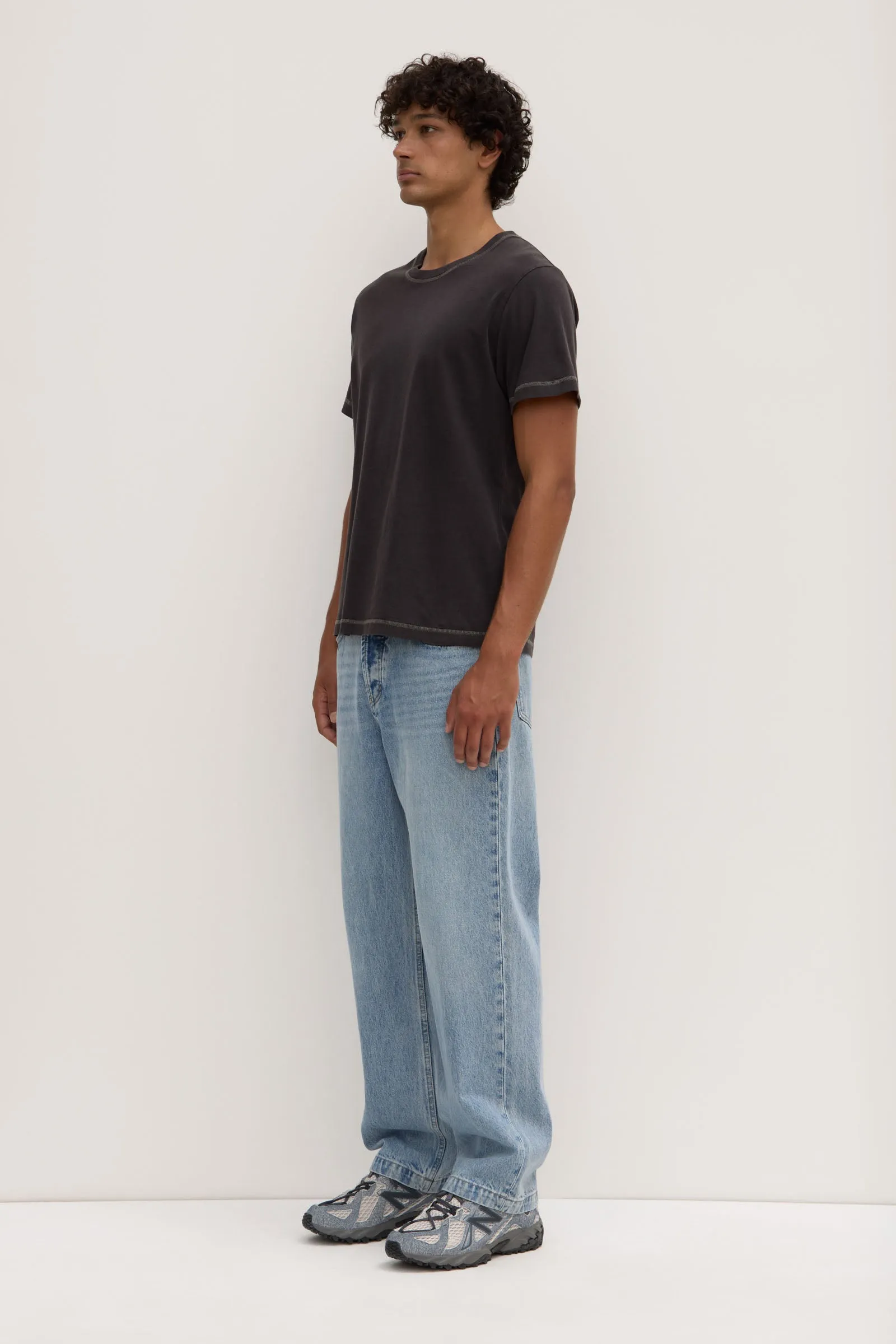 Evan Contrast Stitch Tee