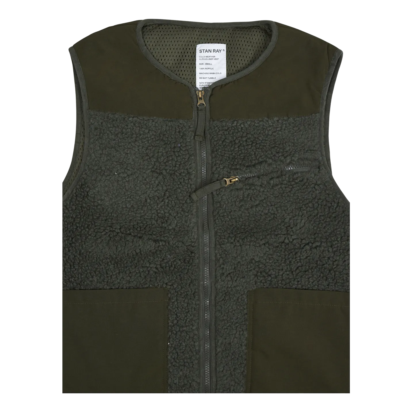 Fleece Layer Vest Olive