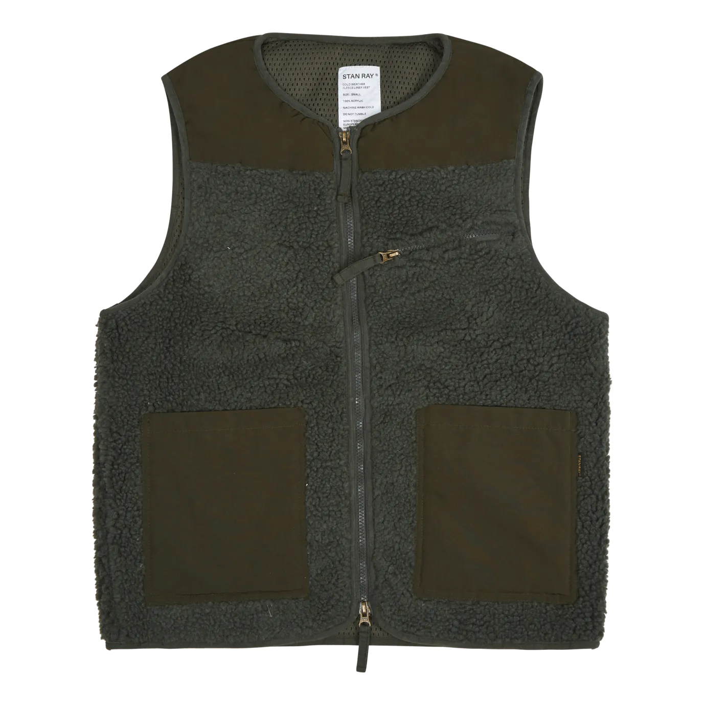 Fleece Layer Vest Olive