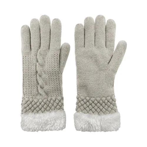Grand Sierra Ladies Acrylic Cable Knit Glove - 73406