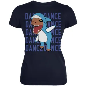 Halloween T-Rex Left Shark Costume Dance Juniors Soft T Shirt