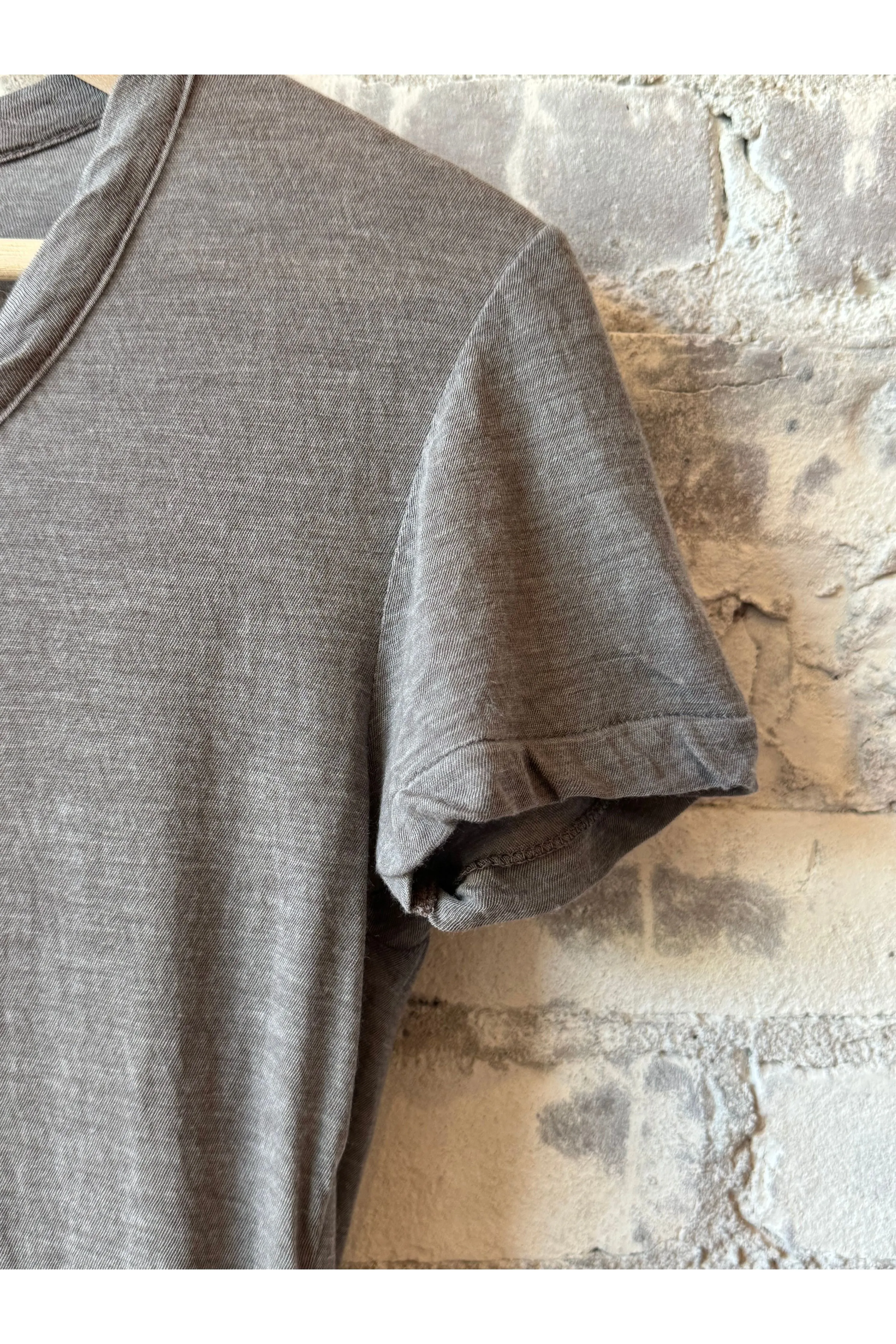 Hi-Soft Jersey SS Crew T-Shirt - Charcoal