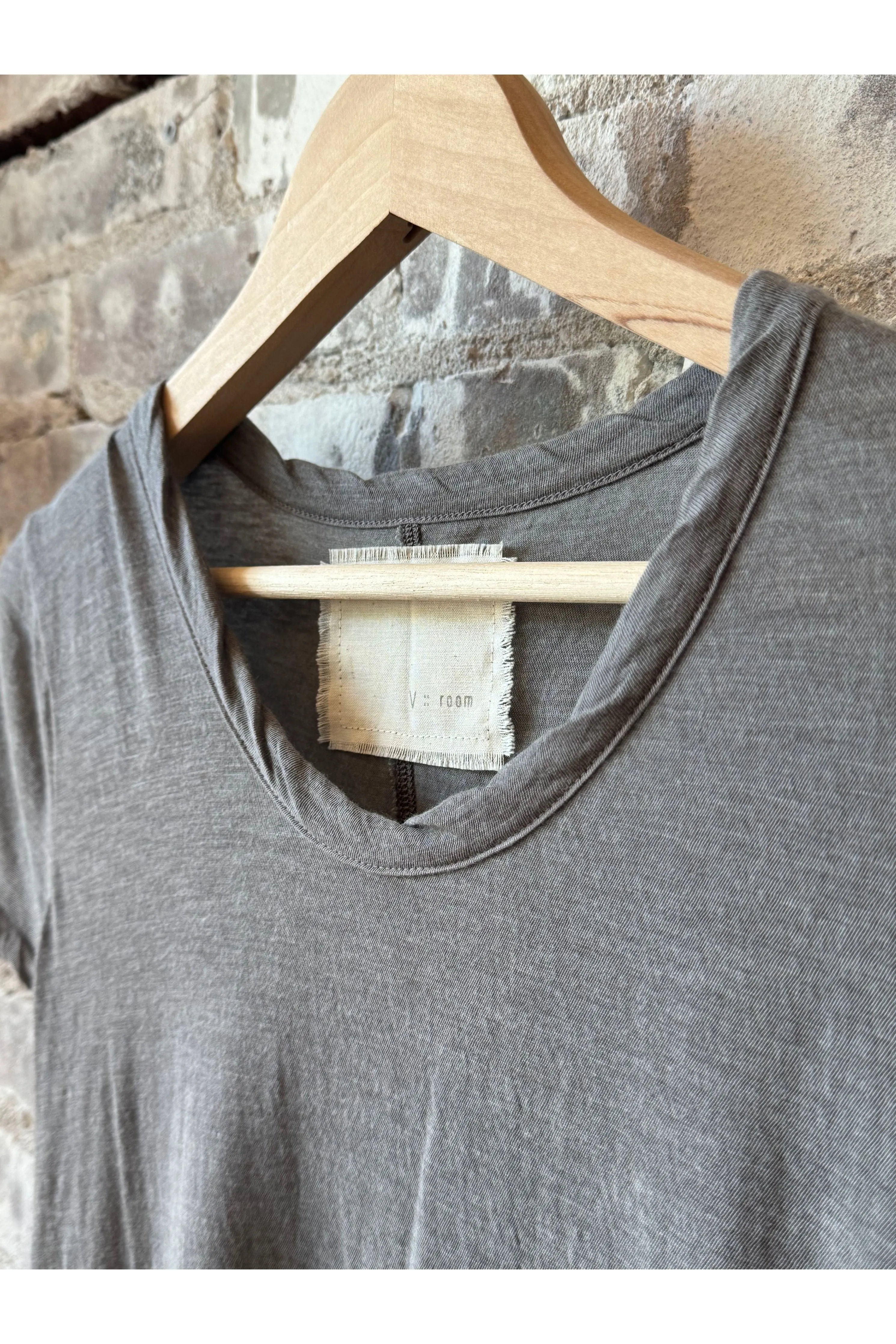 Hi-Soft Jersey SS Crew T-Shirt - Charcoal