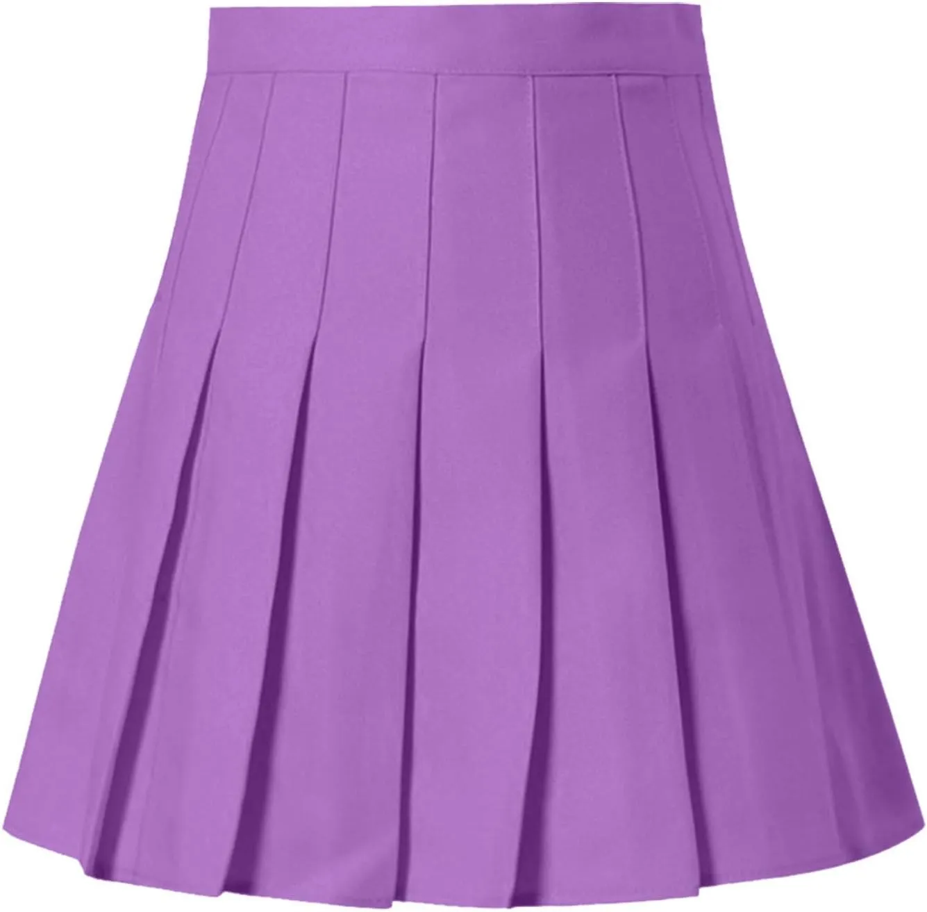 High Waisted Mini Skirts for Women Anti-Slip Lining A-Line Casual Skirt with Elastic Waist and Flowy Chiffon Fabric