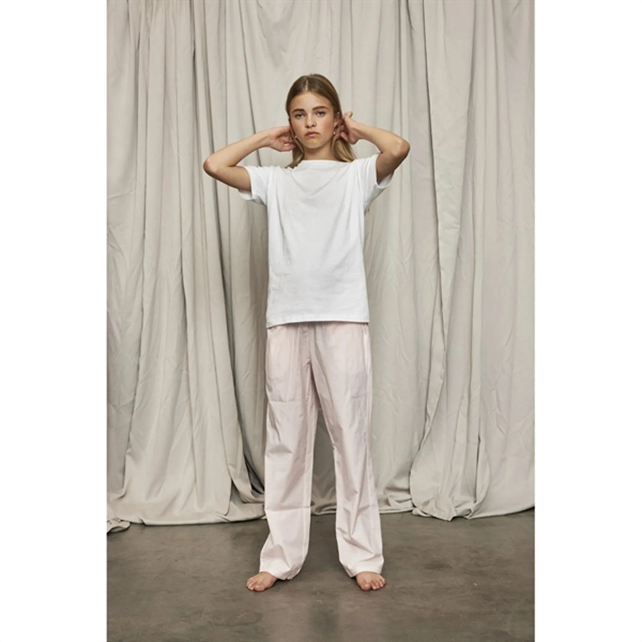 HOUNd Stripe Pants Soft Pink
