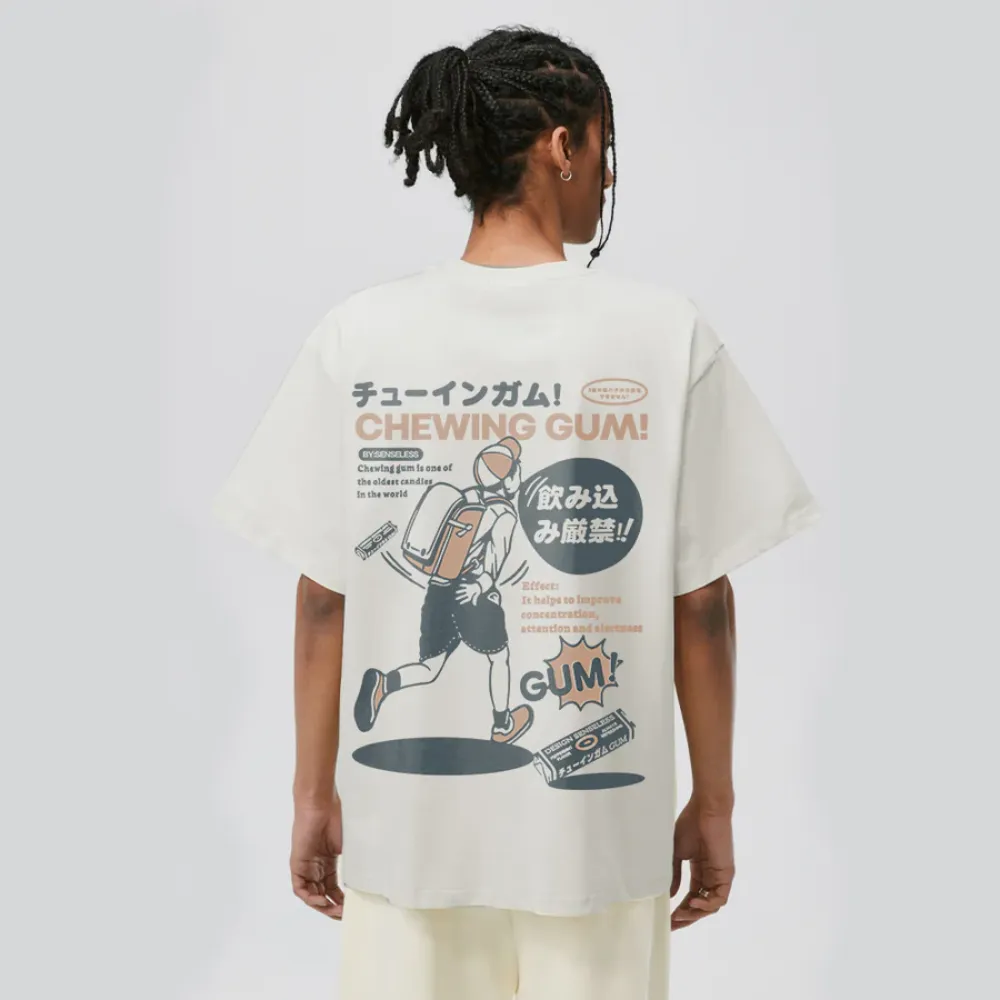 “Japanese Retro Manga Print” T-shirt