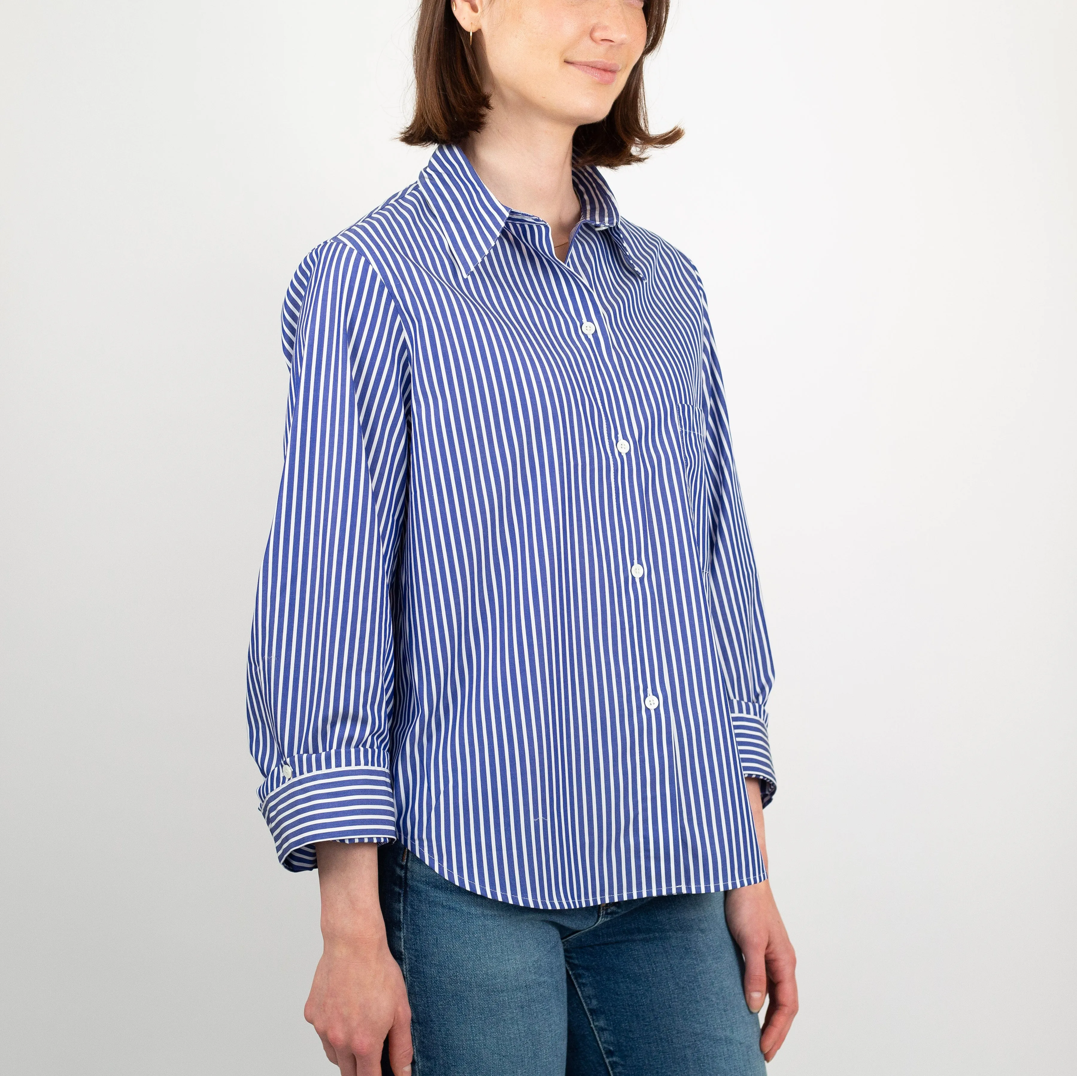 Kat Stripe Button Down Shirt