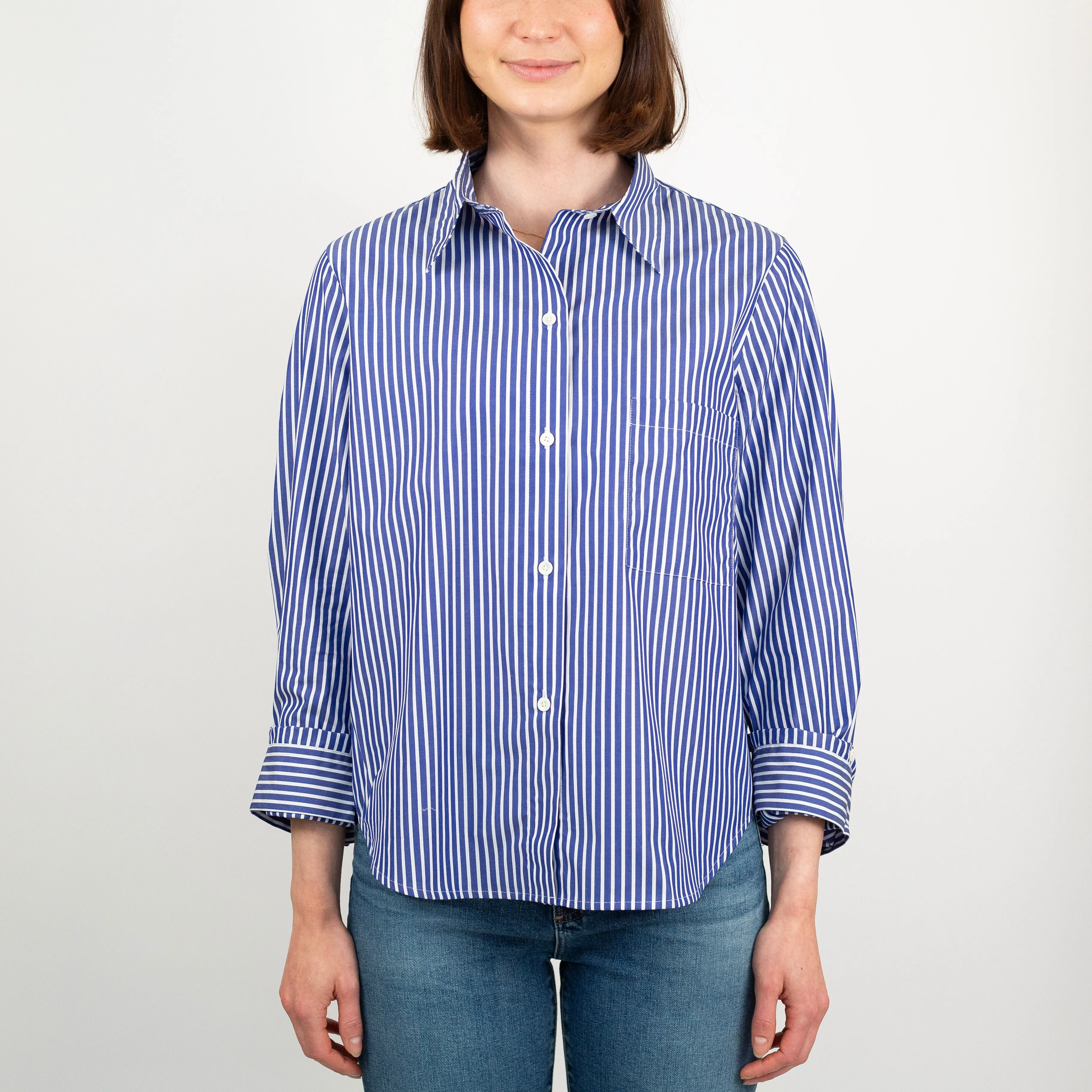 Kat Stripe Button Down Shirt