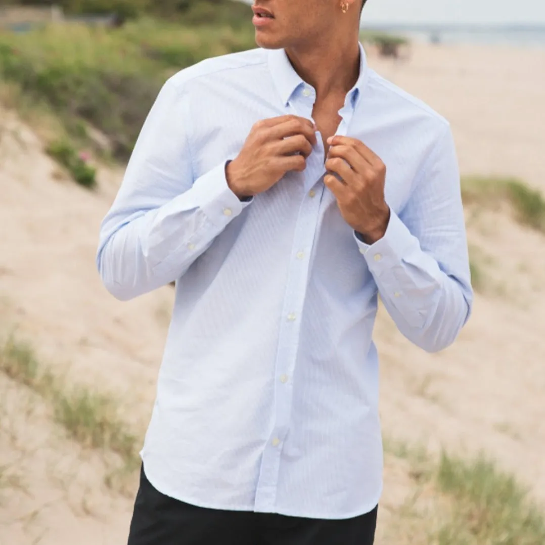 Life Shirt (White   Light Blue)