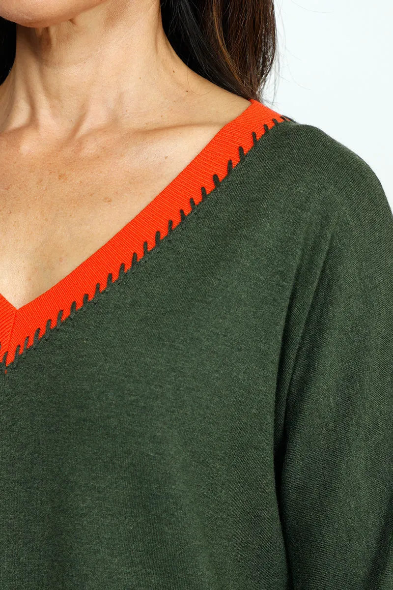 Lolo Luxe Whipstitch Sweater