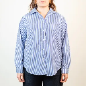 Long Sleeve Striped Shirt (Blue)