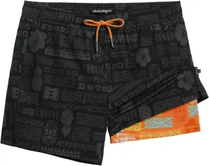 maamgic 5inch Mens Swim Trunks with Compression Liner 2-in-1 Swimming Shorts Stretch Quick Dry with Zipper Pockets