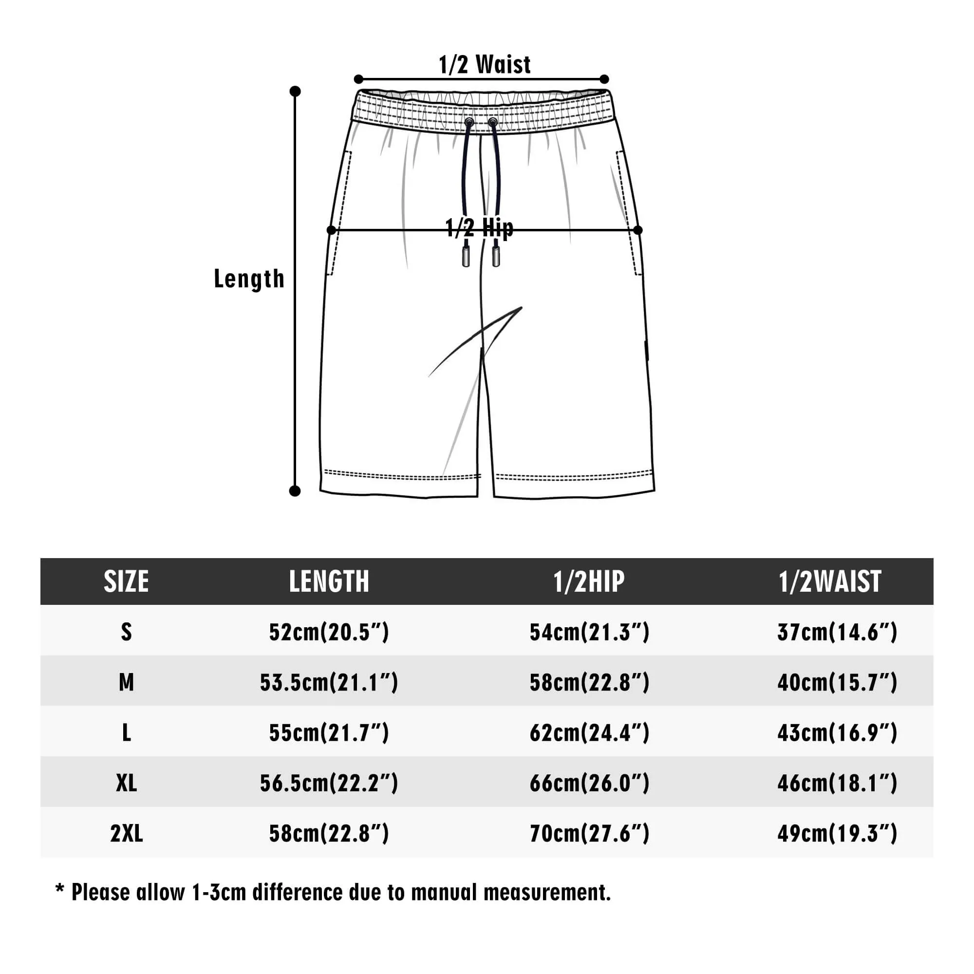 Mens Lightweight Beach Shorts