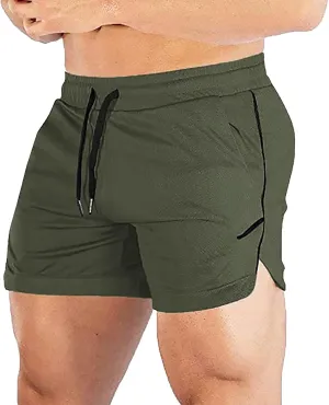 Mens Shorts Cargo, Men's Workout Shorts with Pockets Elastic Waist Casual Pajama Pocket Jogger Pants