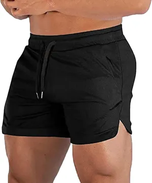 Mens Shorts Cargo, Men's Workout Shorts with Pockets Elastic Waist Casual Pajama Pocket Jogger Pants
