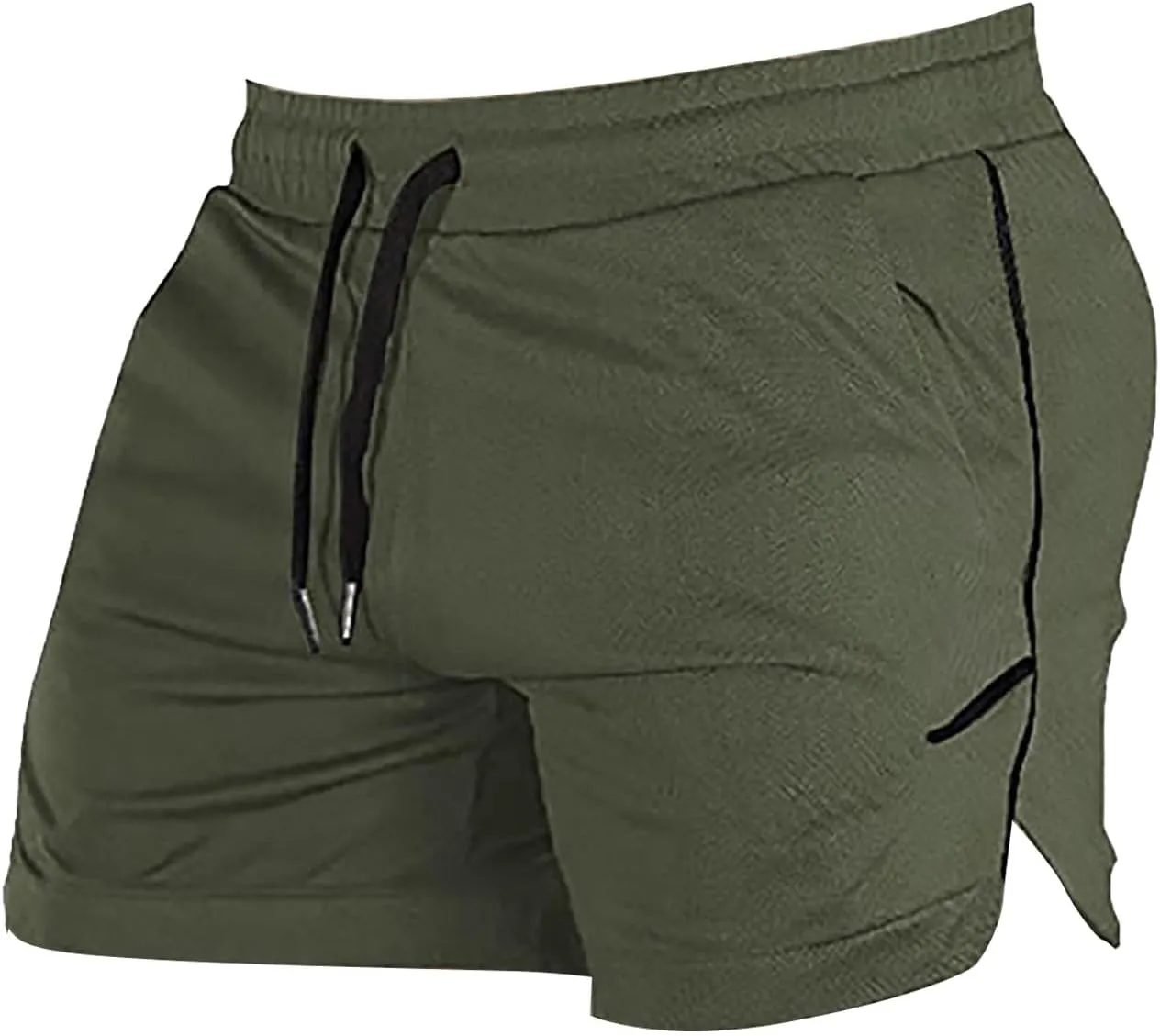 Mens Shorts Cargo, Men's Workout Shorts with Pockets Elastic Waist Casual Pajama Pocket Jogger Pants
