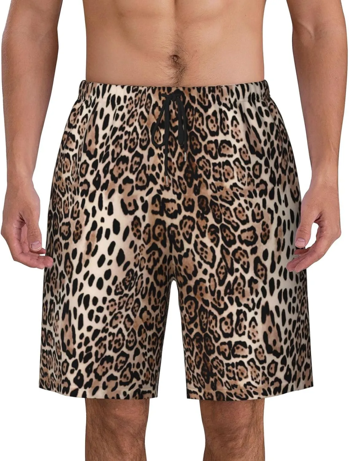 Mens Swim Trunks with Mesh Lining,Quick Dry Swimsuit Board Shorts Beach Pants Swimwear Bathing Suits