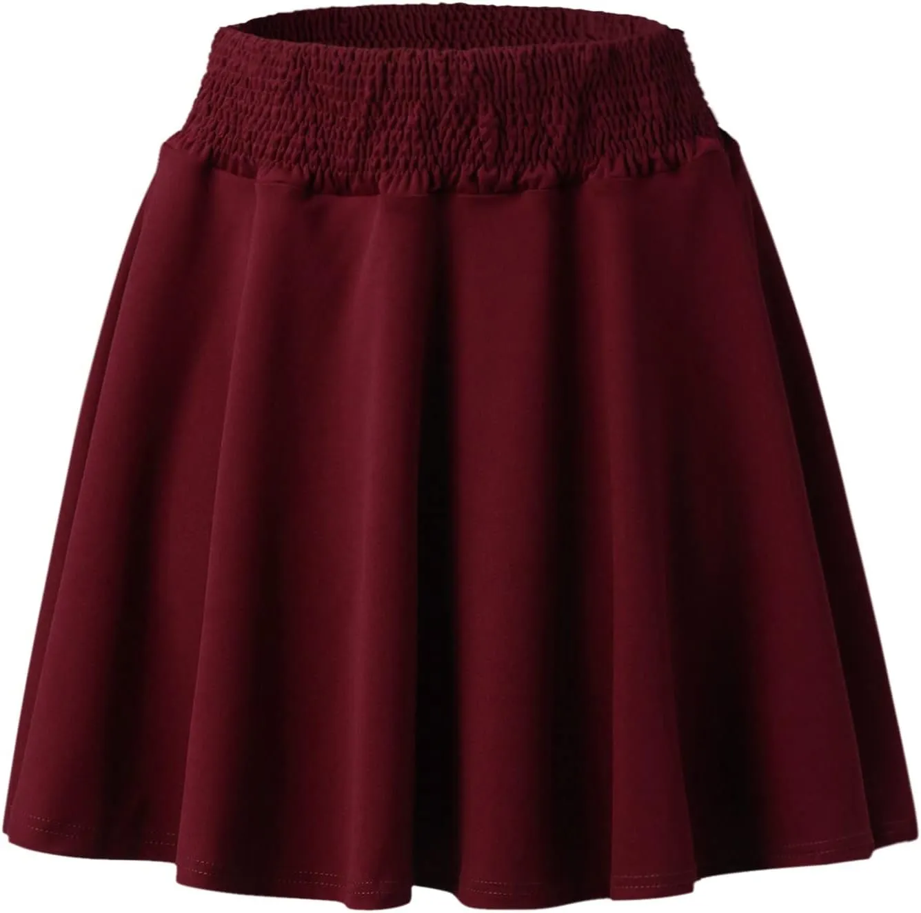 Midi Skirts for Women Solid Basic Skirt A Line Design Skirt Ruffle Layered Pleated Large Swing Skirts Spring