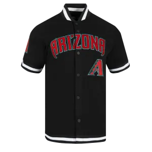 MLB ARIZONA DIAMONDBACKS CLASSIC MEN'S WARM UP JACKET (BLACK)