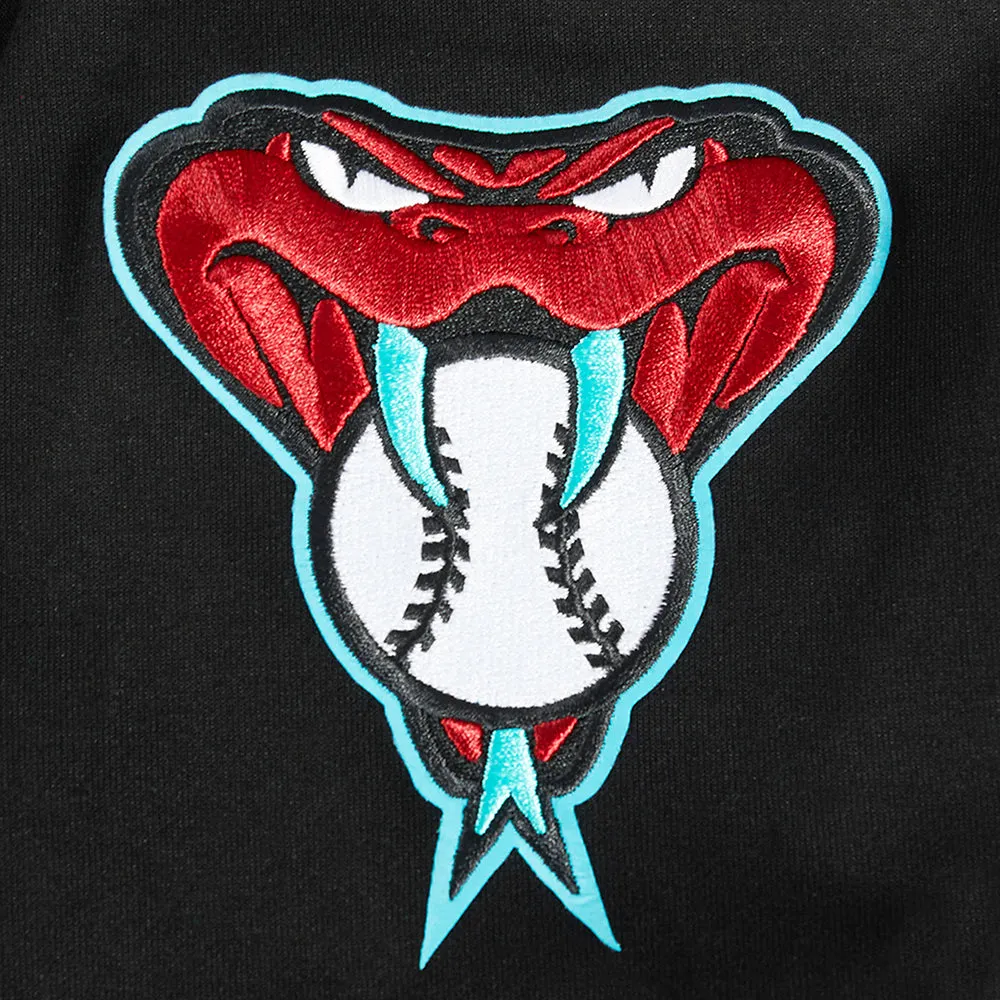 MLB ARIZONA DIAMONDBACKS CLASSIC MEN'S WARM UP JACKET (BLACK)