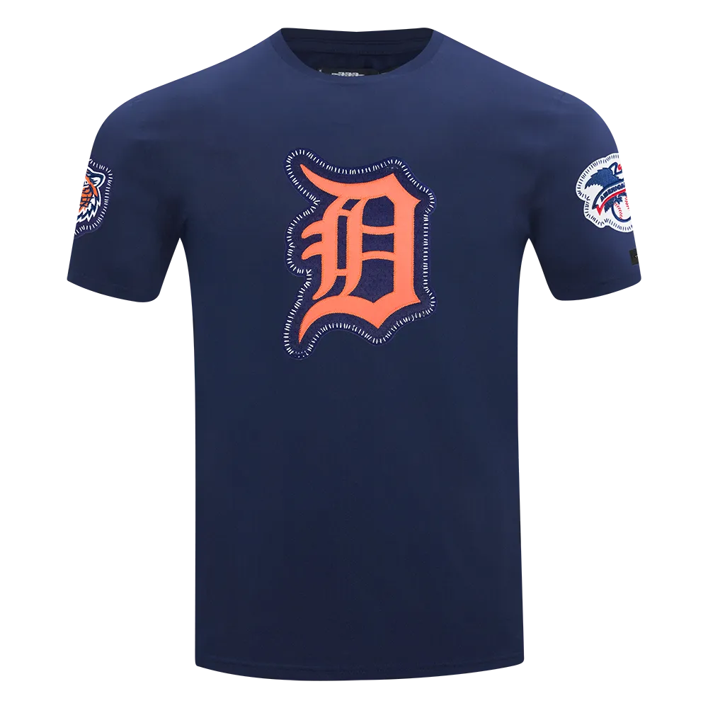 MLB DETROIT TIGERS DIY PICK STITCH MEN'S SINGLE JERSEY TOP (MIDNIGHT NAVY)