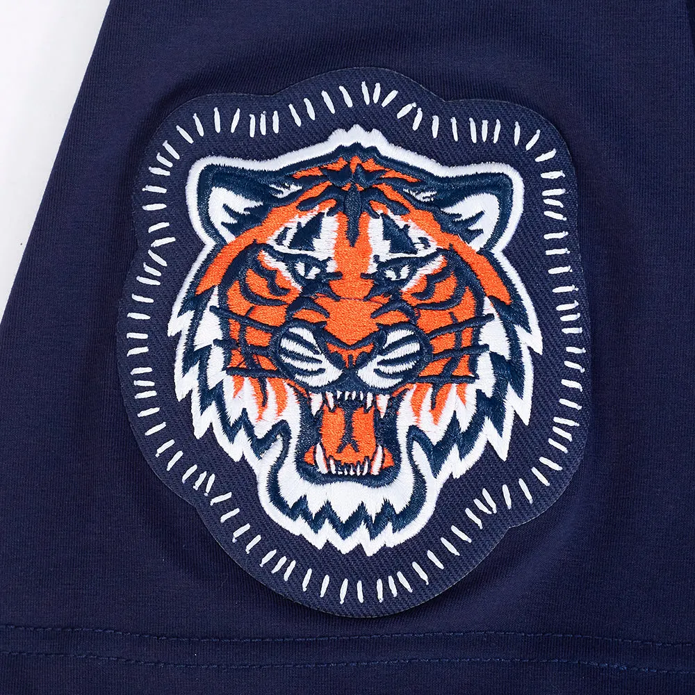 MLB DETROIT TIGERS DIY PICK STITCH MEN'S SINGLE JERSEY TOP (MIDNIGHT NAVY)
