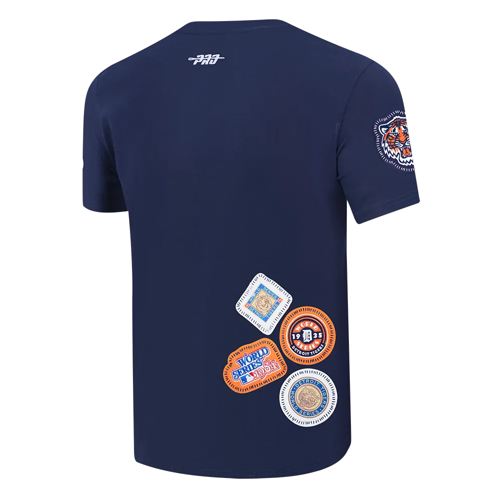 MLB DETROIT TIGERS DIY PICK STITCH MEN'S SINGLE JERSEY TOP (MIDNIGHT NAVY)