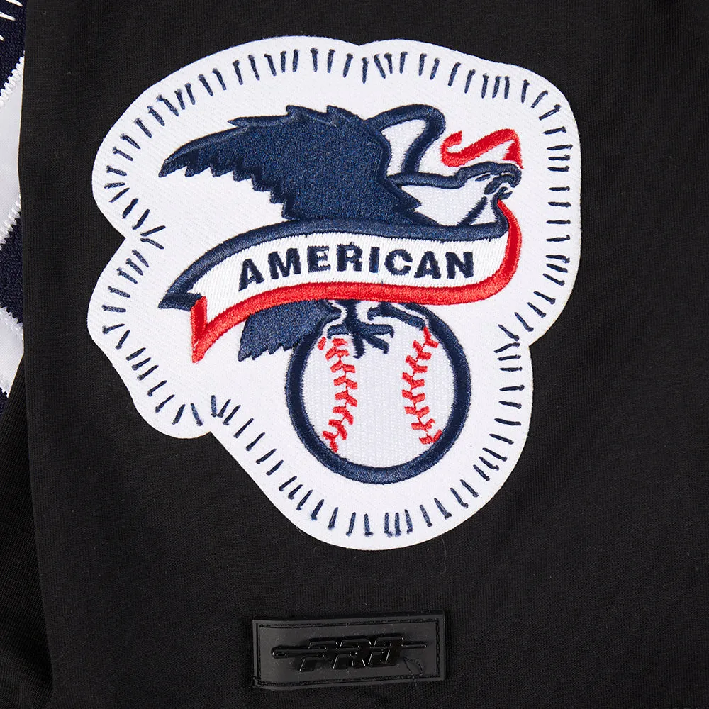 MLB NEW YORK YANKEES DIY PICK STITCH MEN'S SINGLE JERSEY TOP (BLACK)