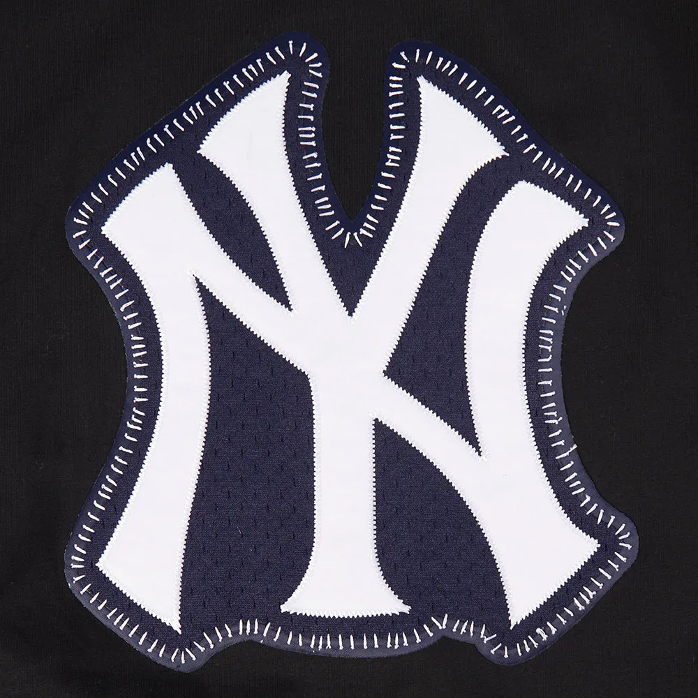 MLB NEW YORK YANKEES DIY PICK STITCH MEN'S SINGLE JERSEY TOP (BLACK)