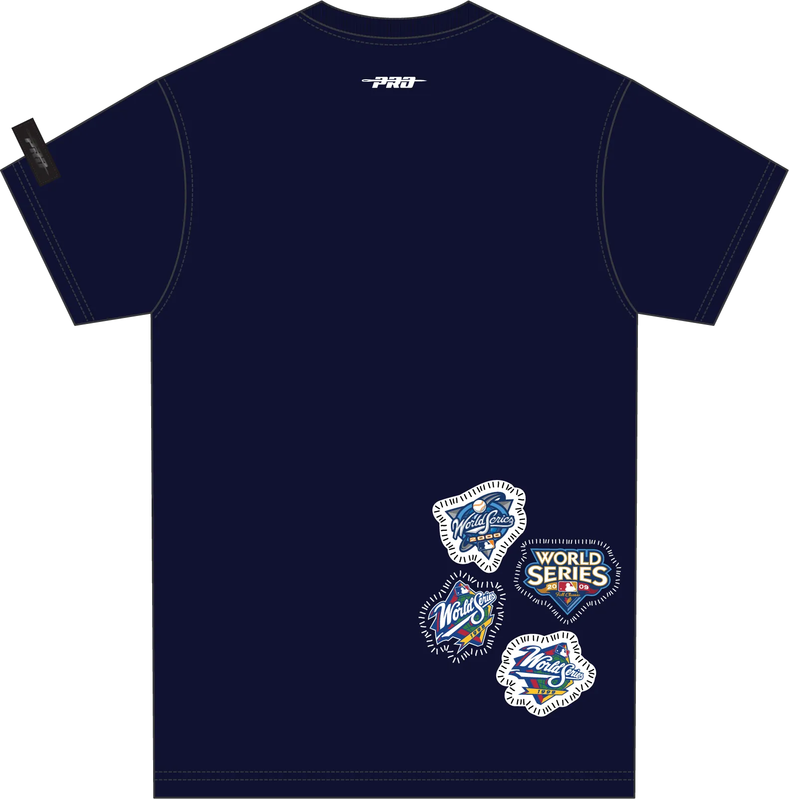 MLB NEW YORK YANKEES DIY PICK STITCH MEN'S SINGLE JERSEY TOP (MIDNIGHT NAVY)