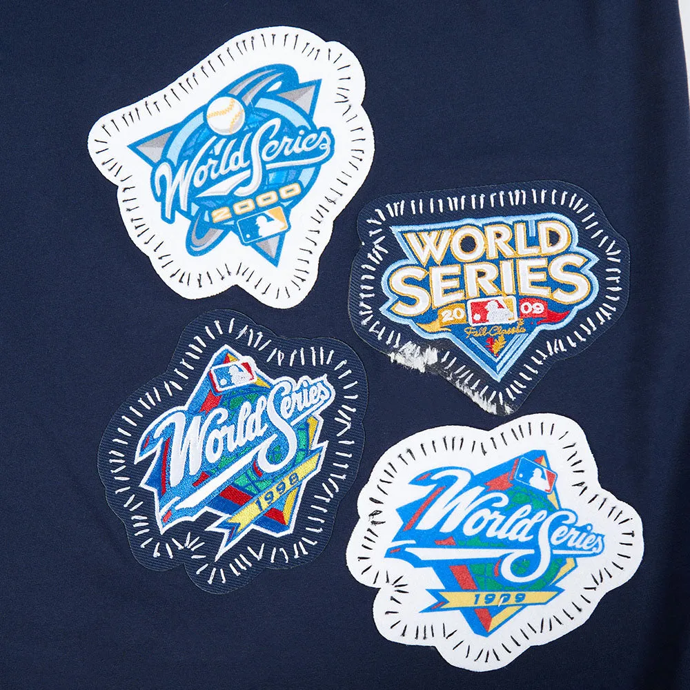 MLB NEW YORK YANKEES DIY PICK STITCH MEN'S SINGLE JERSEY TOP (MIDNIGHT NAVY)