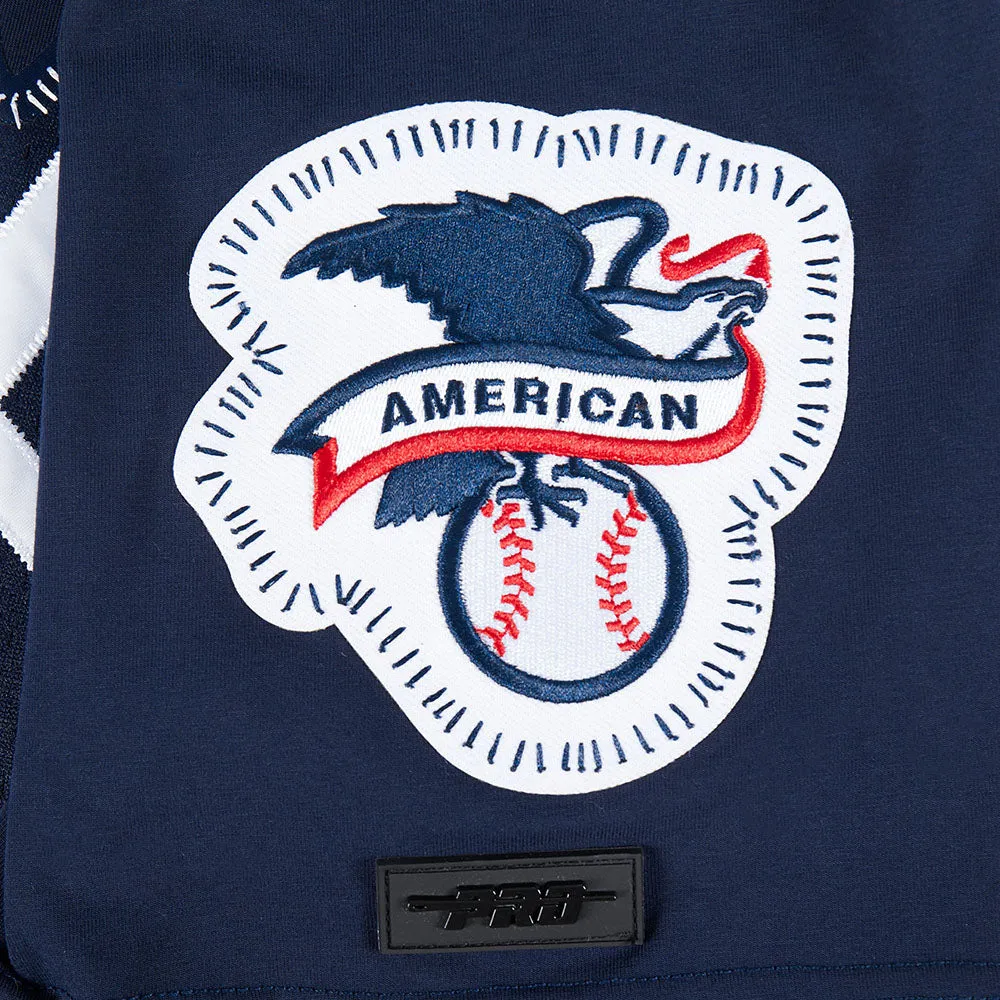 MLB NEW YORK YANKEES DIY PICK STITCH MEN'S SINGLE JERSEY TOP (MIDNIGHT NAVY)