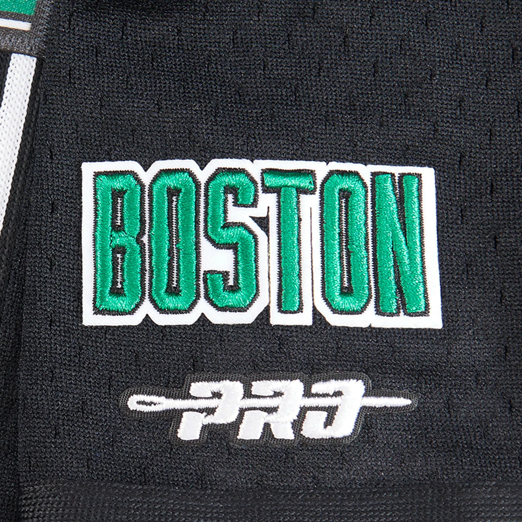 NBA BOSTON CELTICS CLASSIC TODDLER BOYS MESH BUTTON DOWN SHIRT (BLACK)