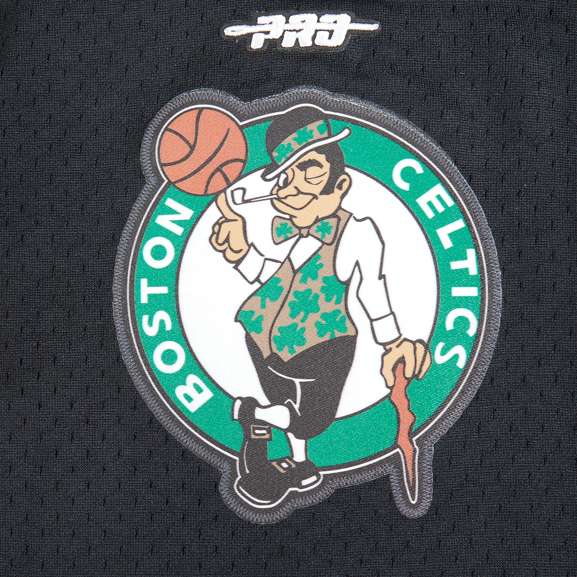 NBA BOSTON CELTICS CLASSIC TODDLER BOYS MESH BUTTON DOWN SHIRT (BLACK)