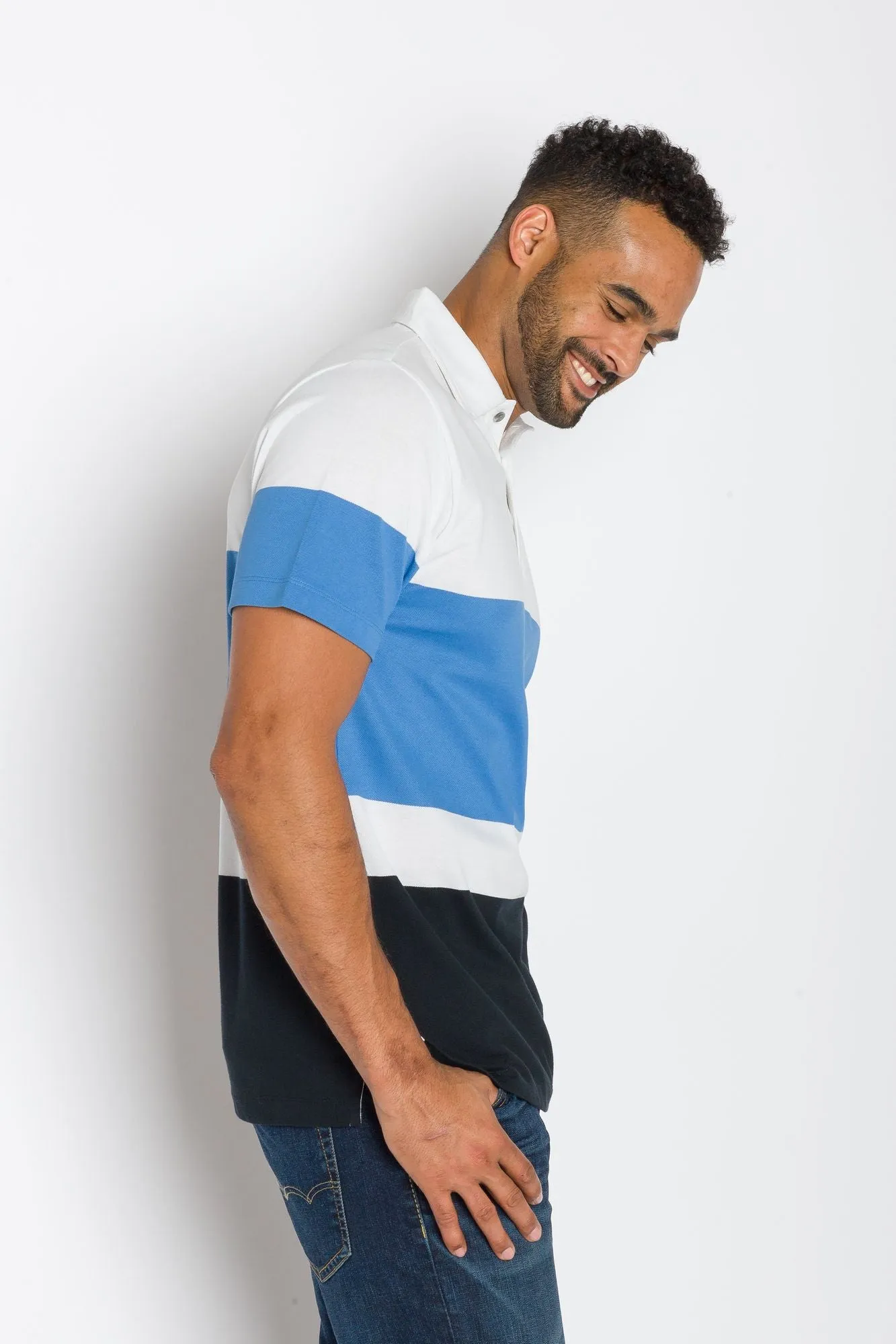Odessy | Men's Striped Polo