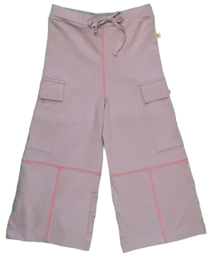 Organic Purple Kids Pants