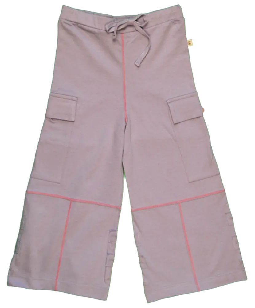 Organic Purple Kids Pants