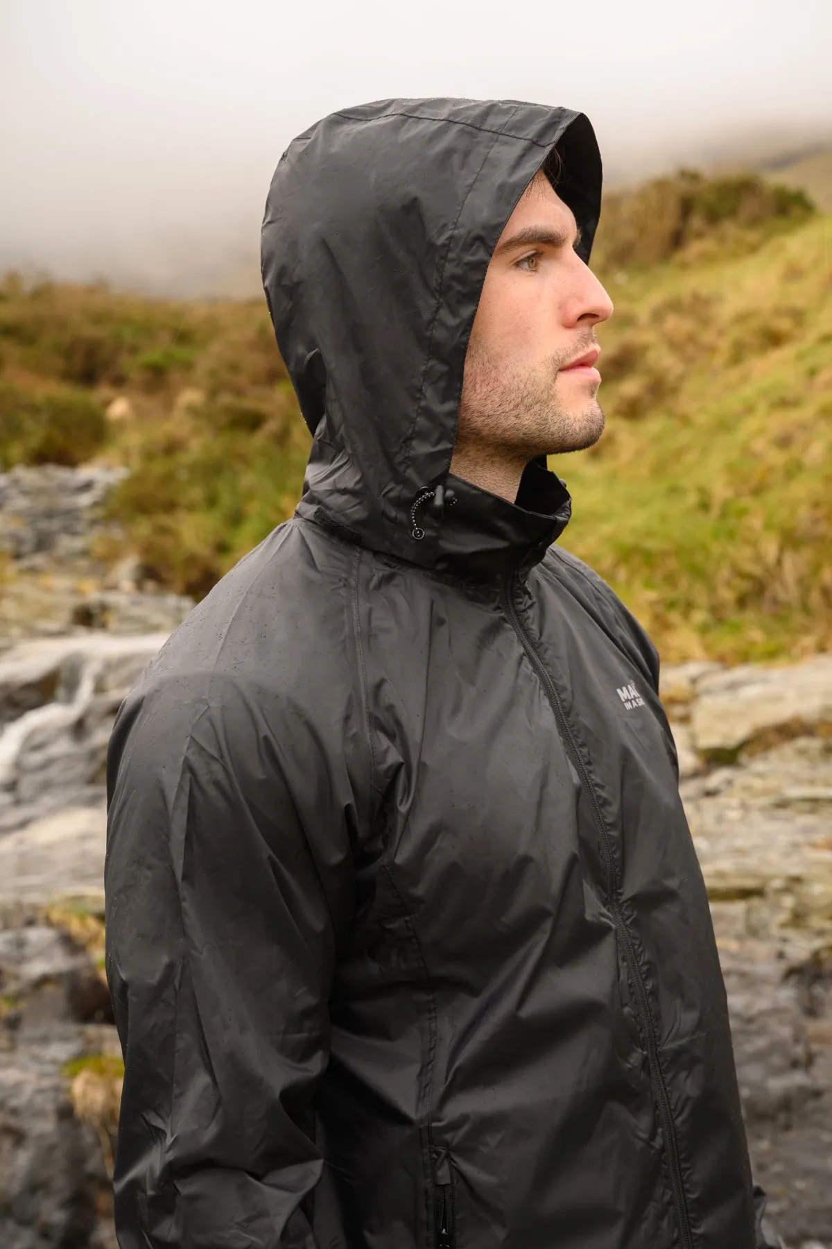 Origin Packable Waterproof Jacket - Black